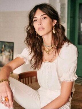 Sezane Frances Blouse